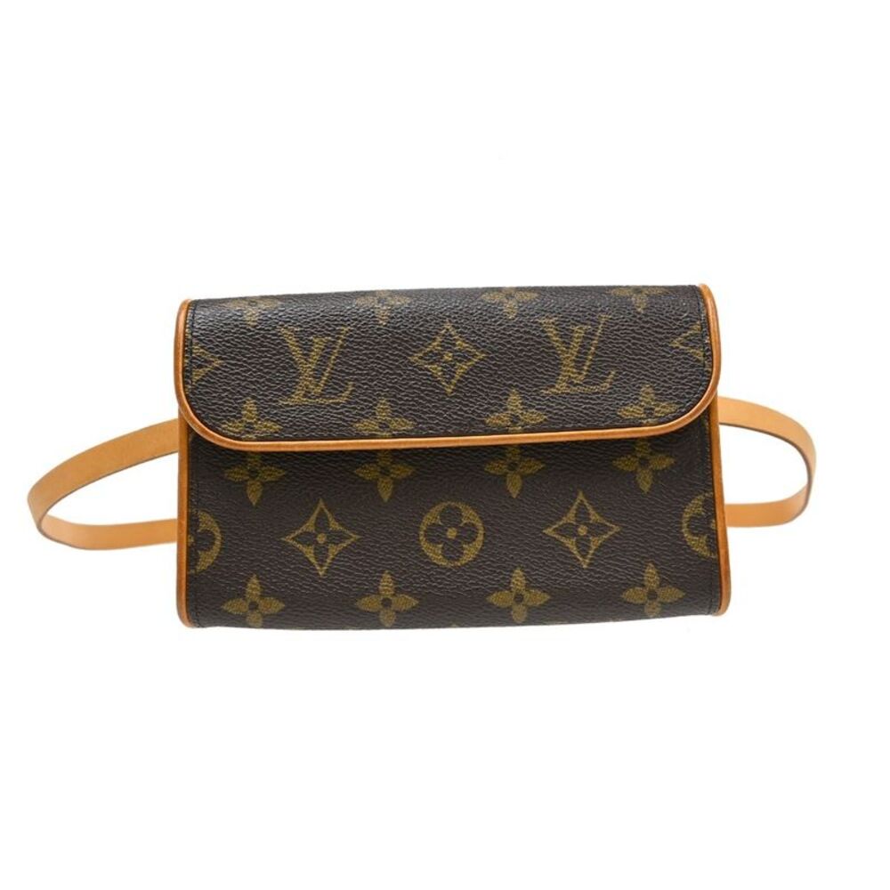 Louis Vuitton Florentine Waist Monogram Canvas Brown Canvas Handbag